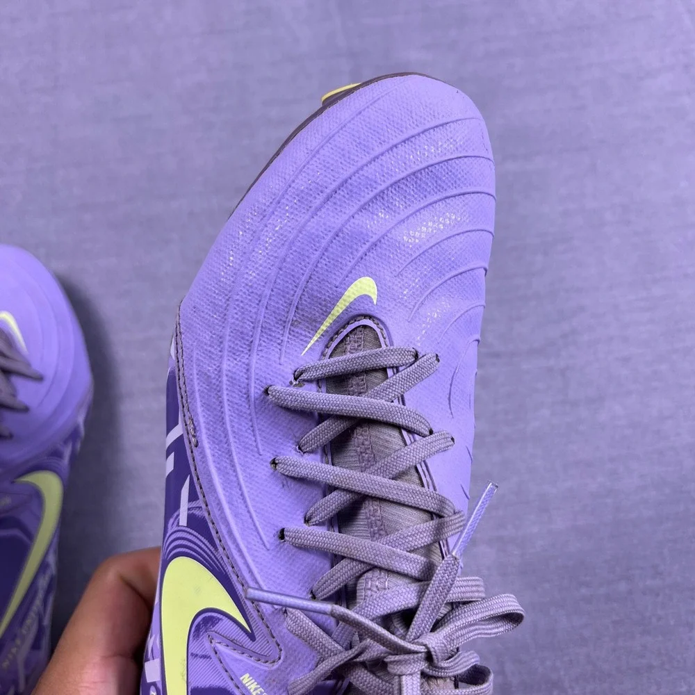 Nike Phantom GX Academy NikeSkin Ground Soccer Cleats Kids 6.5Y Purple HF1598